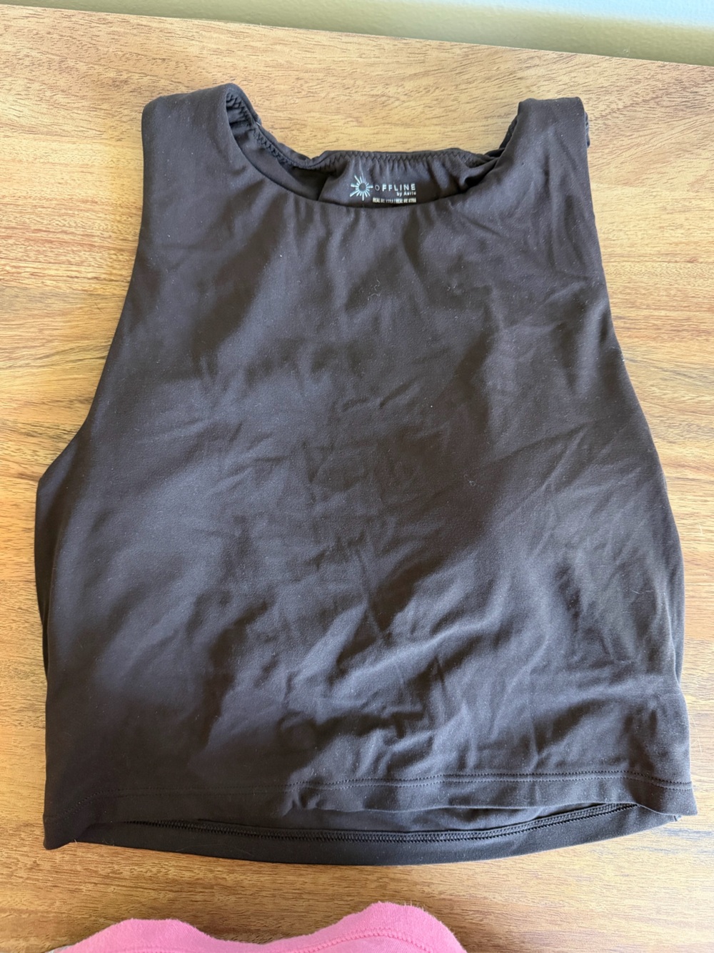 Aerie real me XTRA workout tank top - deep earth